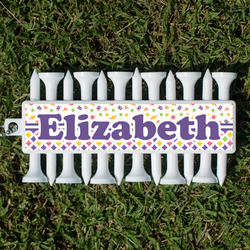 Girl's Space & Geometric Print Golf Tees & Ball Markers Set (Personalized)