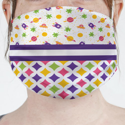 Girl's Space & Geometric Print Face Mask Cover