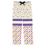 Girl's Space & Geometric Print Mens Pajama Pants - M