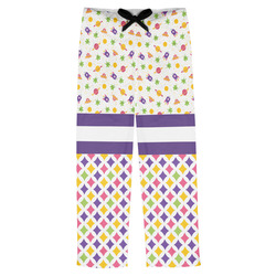 Girl's Space & Geometric Print Mens Pajama Pants - M