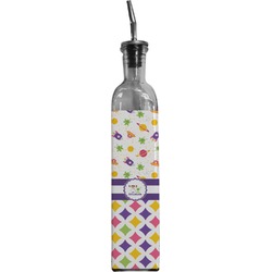 Girl's Space & Geometric Print Oil Dispenser Bottle (Personalized)