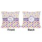 Girl's Space & Geometric Print Outdoor Pillow - 18x18