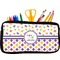 Girl's Space & Geometric Print Pencil / School Supplies Bags - Small