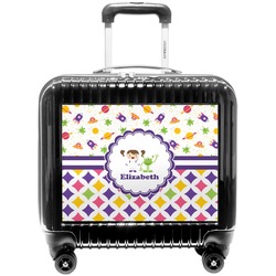 Girl's Space & Geometric Print Pilot / Flight Suitcase (Personalized)