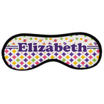 Girl's Space & Geometric Print Sleeping Eye Masks - Large (Personalized)