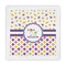 Girl's Space & Geometric Print Standard Decorative Napkin - Front View