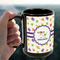 Girls Space Themed 15oz. Black Mug - LIFESTYLE