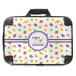 Girls Space Themed Hard Shell Briefcase - 18" (Personalized)