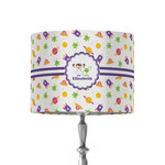 Girls Space Themed 8" Drum Lamp Shade - Fabric (Personalized)