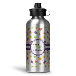 Girls Space Themed Water Bottle - Aluminum - 20 oz (Personalized)