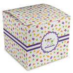 Girls Space Themed Cube Favor Gift Boxes (Personalized)