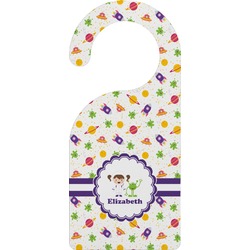 Girls Space Themed Door Hanger (Personalized)