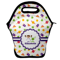 Girls Space Themed Lunch Bag w/ Name or Text