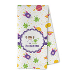 Girls Space Themed Kitchen Towel - Microfiber (Personalized)