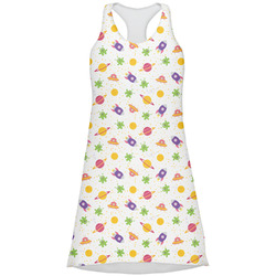 Girls Space Themed Racerback Dress - Large