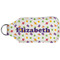 Girls Space Themed Sanitizer Holder Keychain - Large (Back)