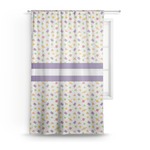 Girls Space Themed Sheer Curtain