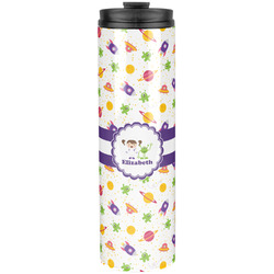 Girls Space Themed Stainless Steel Skinny Tumbler - 20 oz (Personalized)