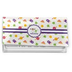 Girls Space Themed Vinyl Checkbook Cover (Personalized)