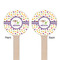 Girls Space Themed Wooden 6" Stir Stick - Round - Double Sided - Front & Back