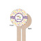 Girls Space Themed Wooden 6" Stir Stick - Round - Single Sided - Front & Back