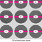 Houndstooth w/Pink Accent 2" Multipurpose Round Labels - Sheet