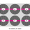 Houndstooth w/Pink Accent 3" Multipurpose Round Labels - Sheet