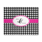 Houndstooth w/Pink Accent 8' x 10' Indoor Area Rug (Personalized)