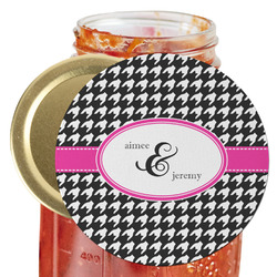 Houndstooth w/Pink Accent Jar Opener (Personalized)