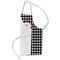 Houndstooth w/Pink Accent Kid's Aprons - Small - Main