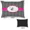 Houndstooth w/Pink Accent Outdoor Dog Beds - Large - APPROVAL