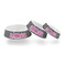 Houndstooth w/Pink Accent Plastic Pet Bowls - PARENT MAIN