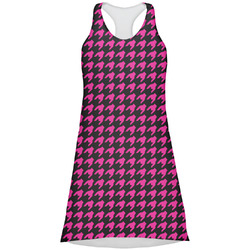 Houndstooth w/Pink Accent Racerback Dress - Small