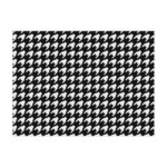 Houndstooth w/Pink Accent Large Tissue Papers Sheets - Heavyweight