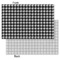 Houndstooth w/Pink Accent Tissue Paper - Heavyweight - Small - Front & Back