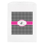 Houndstooth w/Pink Accent Treat Bag (Personalized)