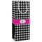 Houndstooth w/Pink Accent Wine Gift Bag - Gloss - Main