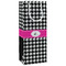 Houndstooth w/Pink Accent Wine Gift Bag - Matte - Main