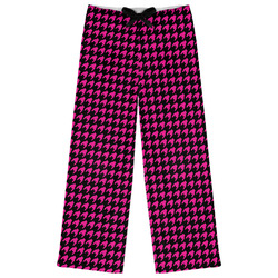Houndstooth w/Pink Accent Womens Pajama Pants
