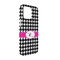 Houndstooth w/Pink Accent iPhone 13 Case - Angle