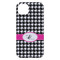 Houndstooth w/Pink Accent iPhone 14 Pro Max Case - Back