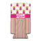 Pink Monsters & Stripes 12oz Tall Can Sleeve - Set of 4 - FRONT