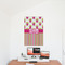 Pink Monsters & Stripes 24x36 - Matte Poster - On the Wall