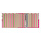 Pink Monsters & Stripes 3 Ring Binders - Full Wrap - 3" - OPEN INSIDE