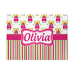 Pink Monsters & Stripes Area Rug (Personalized)