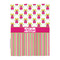 Pink Monsters & Stripes Duvet Cover - Twin - Front