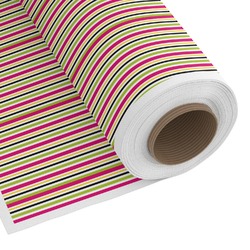 Pink Monsters & Stripes Fabric by the Yard - PIMA Combed Cotton