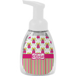 Pink Monsters & Stripes Foam Soap Bottle (Personalized)