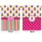 Pink Monsters & Stripes Garden Flags - Large - Double Sided - APPROVAL