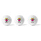 Pink Monsters & Stripes Golf Balls - Generic - Set of 3 - APPROVAL